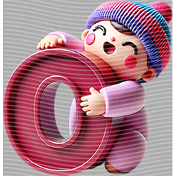 Cartoon letters-CL 588